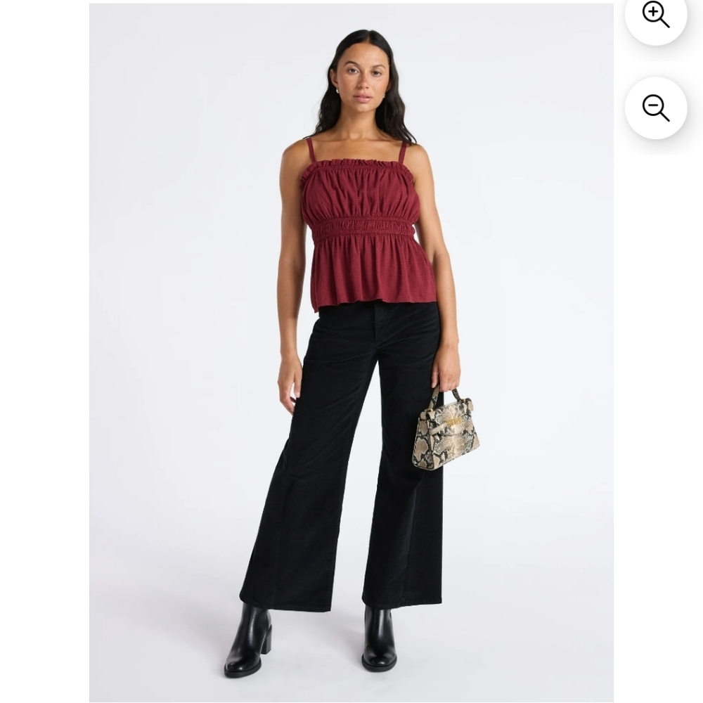 Elegant Black Velvet Women's Pants